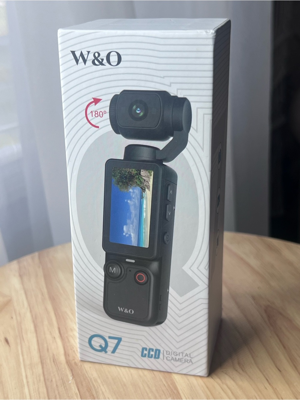 W&O Q7 Portable Video Rotating Lens 2.5K 100 MP Action Video Vlogging Camera